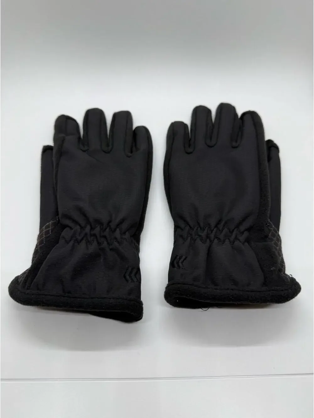 Black Insulated Winter Gloves Adult Unisex Water Resistant/Fleece Lined/Outdoor